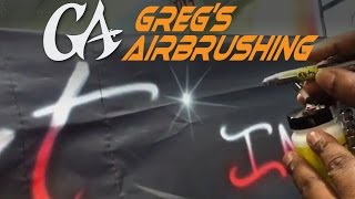 How to Airbrush on Rayon - Aibrushing Stars