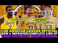LOS ANGELES LAKERS OFFICIAL NEW IMPROVED COMPLETE LINE UP THIS 2025 2026 NBA SEASON