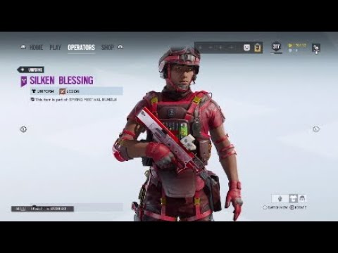 New Lesion Spring Festival Bundle 2019 Rainbow Six Siege All Red Outfit