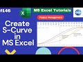 How To Create S Curve In MS Excel || Progress Performance