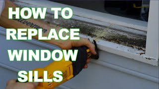 HOW TO remove/replace WINDOW SILLS