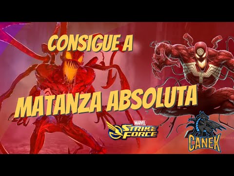 Como conseguir el traje de Matanza Absoluta para Carnage en Marvel Strike Force en español