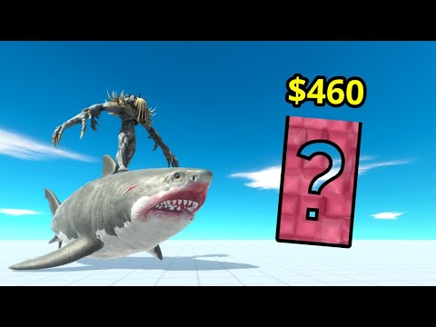 Scourge with mutant megalodon vs random team same price animal revolt battle simulator
