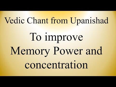 Improve MEMORY Power & Concentration | Vedic Chant | Vyaahruti Homa Mantra | Sri K. Suresh