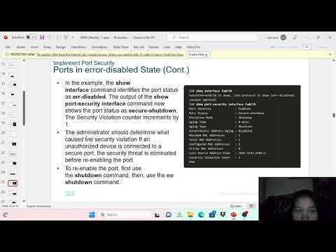 module 11 switch security configurations