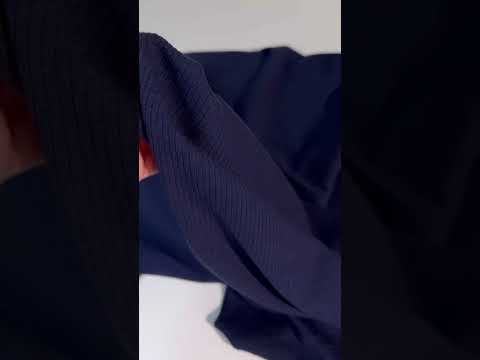 Camel Wool Knitwear RIB Dark Blue internetu