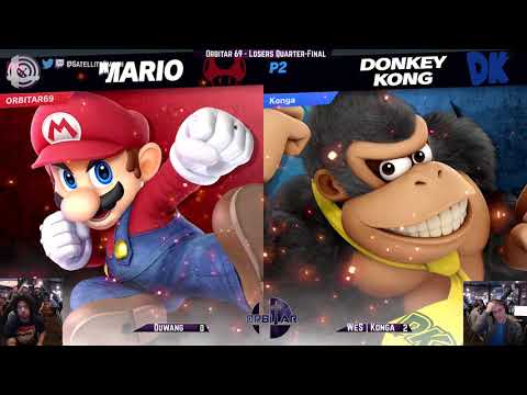 Duwang (Mario) vs. Konga (Donkey Kong) - Orbitar 69 - Losers Semis