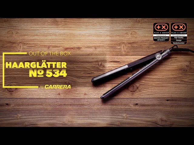 Video Teaser für Unboxing CARRERA Haarglätter No. 534