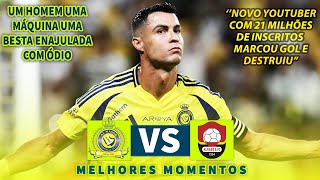 MELHOR JOGADOR DA HISTÓRIA E AGORA YOUTUBER CR7 DESTRUIU MARCOU GOL E TEVE OUTRO ANULADO PELO VAR
