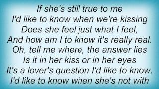 16186 Otis Redding - A Lover&#39;s Question Lyrics