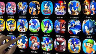 Sonic Forces,Shin Sonic Taper! Sonic Racing,Mario Kart,Spiderman Unlimited,Sonic At The Olympic.....
