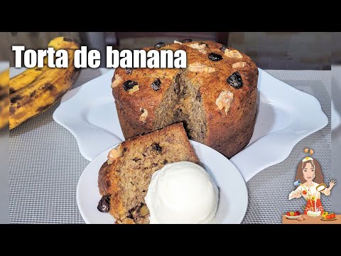 LA MÁS ESPONJOSITA  Y DELICIOSA TORTA DE BANANA🍌🍌 QUE PODRÁS HACER