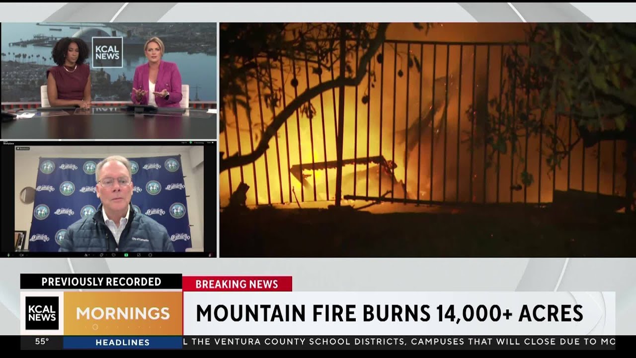 Camarillo Mayor Tony Trembley speaks on Mountain Fire