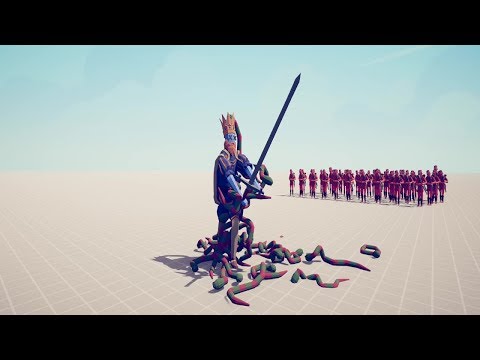 TABS 50 SNAKE ARCHERS VS  EVERY UNIT - Totally accurate battle simulator