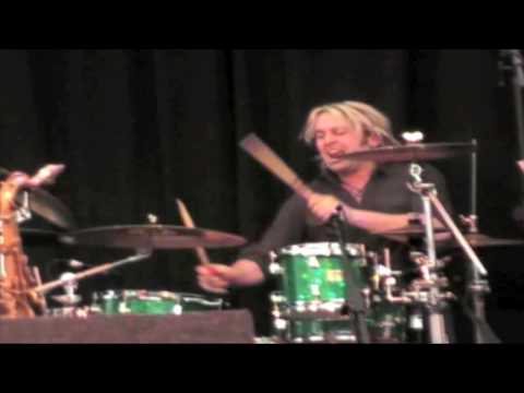 Darby Todd drum solo with Protect The Beat at Brecon Jazz Festival 2008