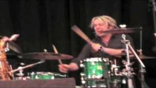 Darby Todd drum solo with Protect The Beat at Brecon Jazz Festival 2008