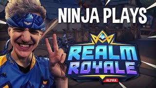 My First Game Of Realm Royale! - Ninja &amp; TimTheTatman