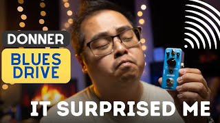 Video thumbnail for BEST BLUES DRIVE UNDER $50? - The Donner Blues Drive Guitar Pedal Review by Tran Bros