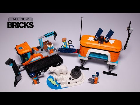 Vidéo LEGO City 60378 : Le camion d’exploration arctique et le laboratoire mobile