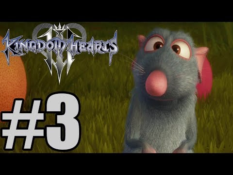 Kingdom Hearts 3 (English) Gameplay Walkthrough Part 3 - Ratatouille ( No Commentary)
