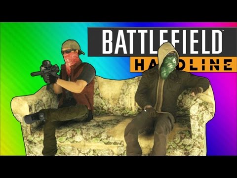 Battlefield Hardline Funny Moments - Couch Easter Egg, C4 Launches, Pictionary!