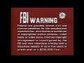 FBI Warning CBS FOX Video