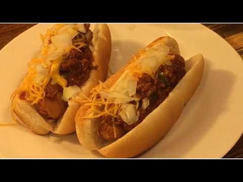 How To Make homemade CHILI DOGS