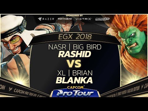 NASR | Big Bird (Rashid) vs XL | Brian (Blanka) - EGX 2018 - Top 8 Losers - CPT 2018