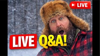 Q&A for Subscribers from Off Grid Camp. Joe Holland is live!