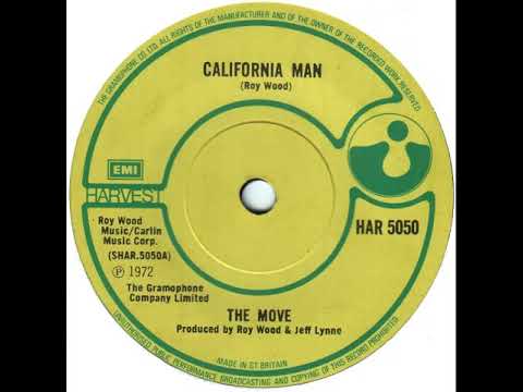 UK New Entry 1972 (101) The Move - California Man