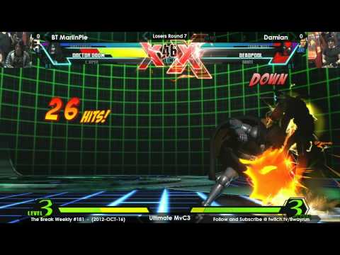 The Break #181   UMvC3 L7   BT MarlinPie VS Damian