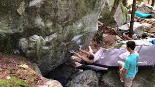 Video thumbnail of Mr. Bigglesworth Low, V10. Squamish