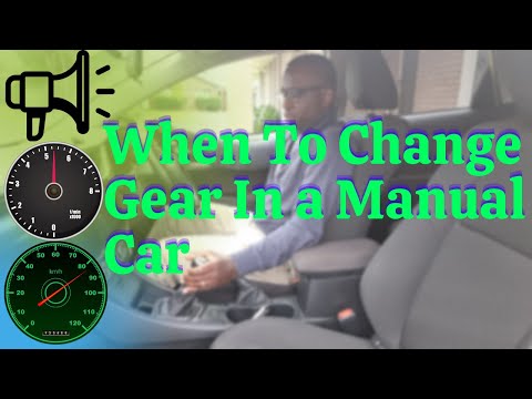 When To Change Gears in a Manual Car- Sound, Speed and Tachometer