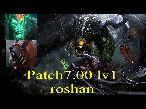 Dota2 how to level1 roshan