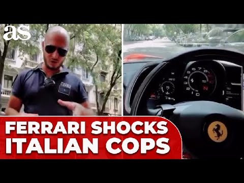 Cops SHOCKED  by FERRARI during EPIC TRAFFIC STOP in Italy!