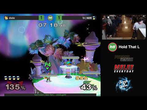 Hold That L - shabo (Fox) vs TA | NMW (Captain Falcon) - Top 8 Losers