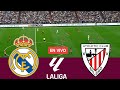 Real Madrid vs Athletic Bilbao. La Liga 23/24 Partido Completo - Simulación de Videojuegos PES 2021