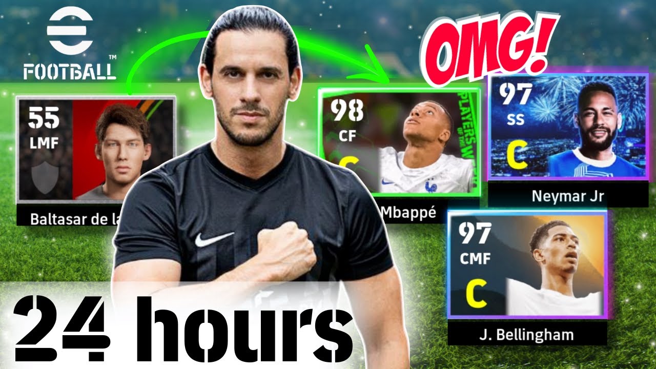 WHAT can you achieve in UNDER 24 HOURS in eFootball 2024 WITHOUT COINS? 🥼🧐🧪