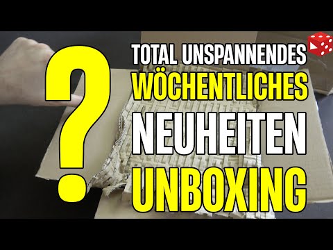 Total unspannendes wöchentliches Brettspiel Neuheiten Unboxing