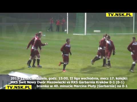 tv.nsk.pl 2013-11-17 MKS Świt Nowy Dwór Mazowiecki - RKS Garbarnia Kraków 0-1 (0-1) bramka Full HD