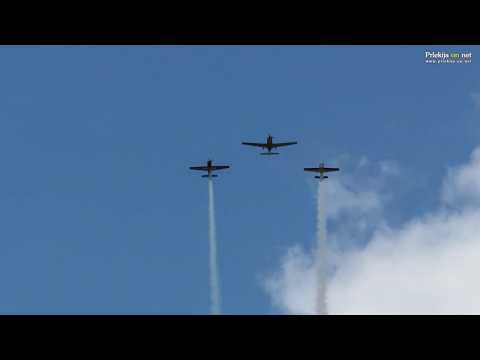 Prelet letal nad Ljutomerom ob koncu epidemije