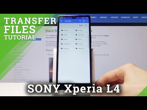How to Transfer Files in SONY Xperia L4 – Move Data