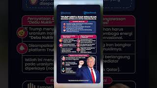 Trump Berambisi Tuntut Iran Serahkan Uranium yang Diperkaya untuk Dimusnahkan