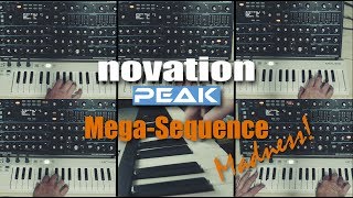 Novation Peak - Mega Sequence Madness!