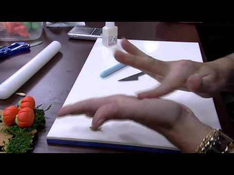 Mulher.com 17/06/2015 Regina Fracaro - Porta recados para cozinha em biscuit