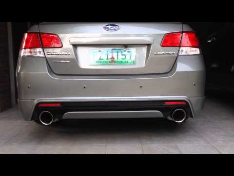 Subaru Legacy Gt BM9 Turbo Back HKS ES Premium Rev Straight Pipe
