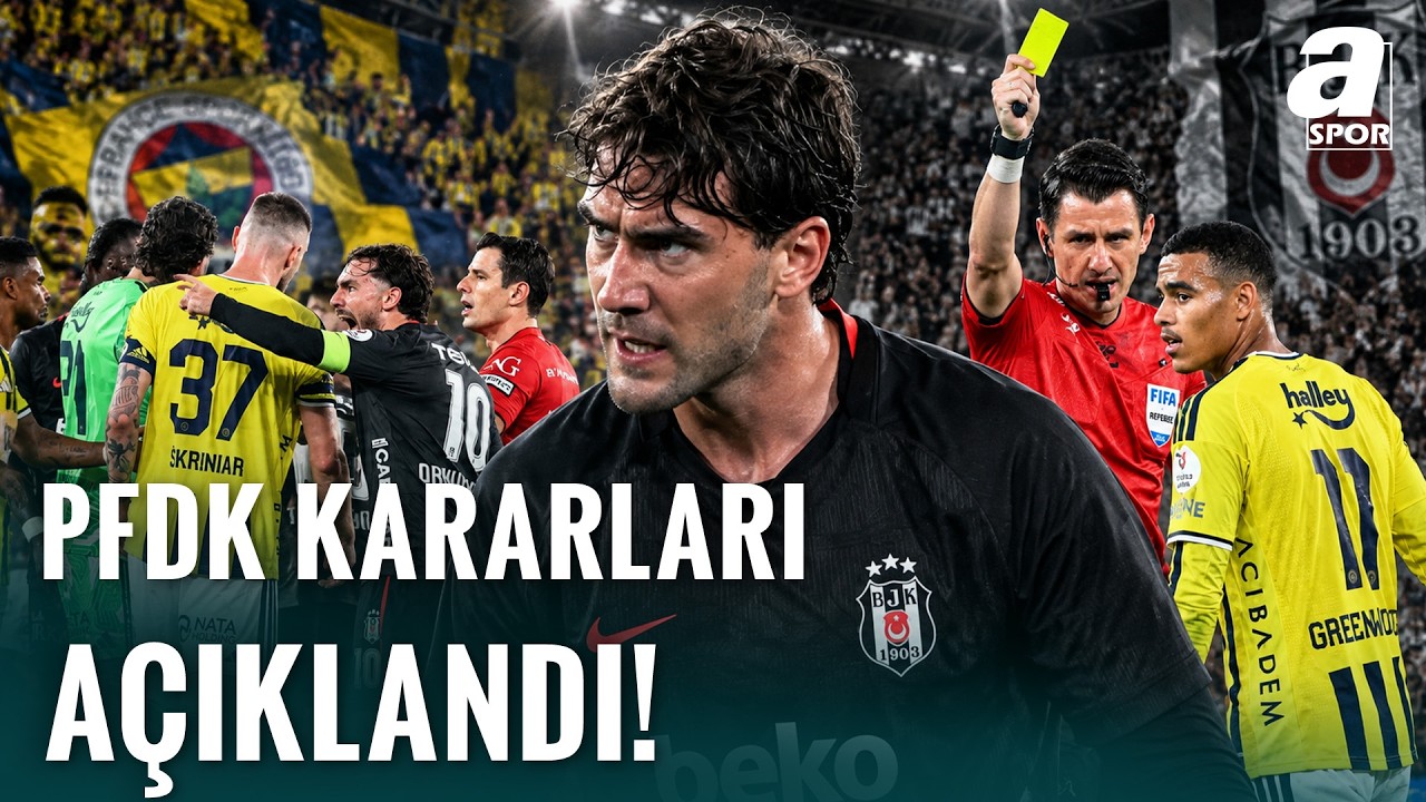 Fenerbahçe-Beşiktaş Derbisi Sonrası PFDK Sevkleri Belli Oldu, Vlahović İçin Karar Açıklandı