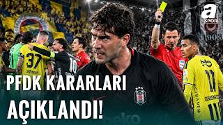 Fenerbahçe-Beşiktaş Derbisi Sonrası PFDK Sevkleri Belli Oldu! Vlahovic