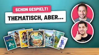 Coole Brettspiel-Neuheiten im Kurz-Fazit!