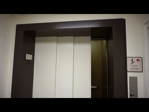 Vintage Southern Elevator hydraulic elevator @ Pamplin Hall, Virginia Tech, Blacksburg, VA